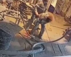 Worker lost his hand on job