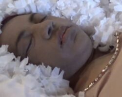 Funeral of Brazilian woman