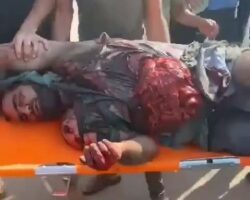 Last minutes of badly injured Hamas member